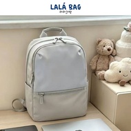 LALÁ BAG Unisex Backpack 17in Laptop Water Resistant Nylon Cloth Plain Backpack School Travel Office