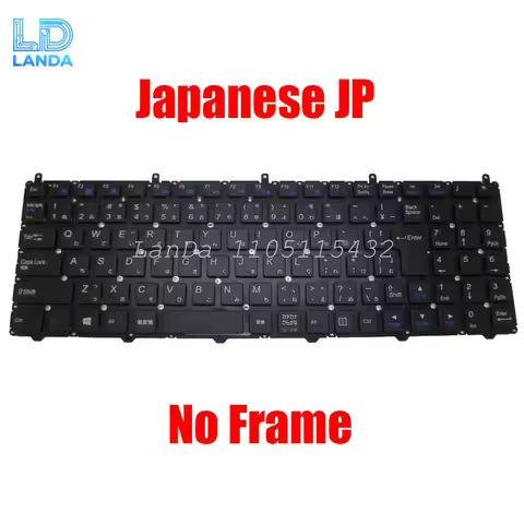 JP KR Keyboard For CLEVO W650EH MP-12N70J0-4305 430 6-80-W65S0-210-1 6-80-W6500-212-1 MP-12N73J0-430