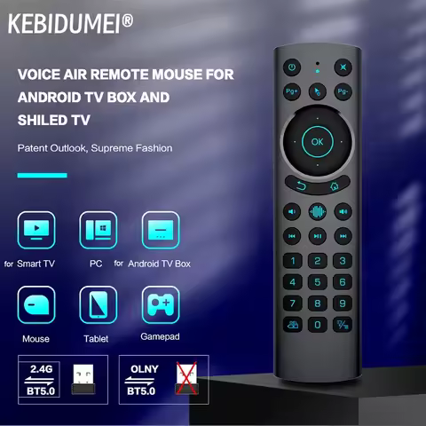G20S BT PRO Air Mouse 2.4G Wireless Gyroscope Smart Remote Control With Voice IR Learning for Androi
