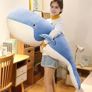 Cartoon Whale Plush Toy, Large Huggable Stuffed Animal Pillow for Kids,Super Soft and Cuddly Stuffed