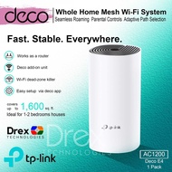 TP-LINK Deco E4 1 Pack AC1200 Whole Home Mesh Wifi System
