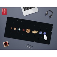 Solar System Desk Mat, Universe Gaming Desk Pad,Space Mouse Pad XXL,Keyboad mat pad, Play Mat