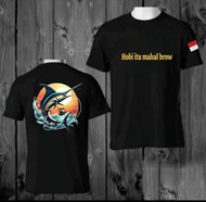 kaos oblong lengan pendek/fishing baju hobi mancing
