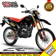 Decal CRF 150L Sticker CRF 150L Striping CRF 150L Sticker CRF 150L full body BLACK motif
