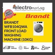 Brandt 10kg Front Load Washing Machine WFB104QWA