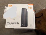 全新 WD Elements  14TB 硬碟