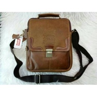 100% Genuine Leather Men's Bag, Sling Bag, levis Bag, branded Bag