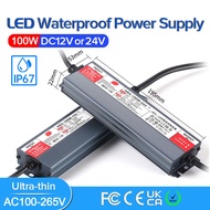 Power Supply DC12V 24V 100W Lighting Transformers Led Driver For Led Strip