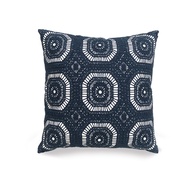 SG Bohemian Motif Embroidery Cushion Cover 45x45cm 100% Cotton Boho Decorative Sofa Pillowcase OKTO 