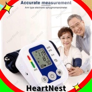 HeartNest Accurate Blood Pressure Monitor Rechargeable Digital Meter Arm Type Original Large