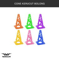 CONE KERUCUT LUBANG/KUN KERUCUT/CONE CORONG LENTUR OLAHRAGA