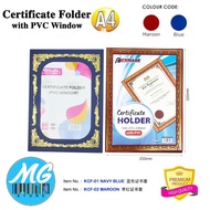 Certificate Folder with PVC Window