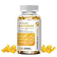Viên nang hoàn chỉnh phức hợp vitamin B kexinsh (B12 B1 B2 B3 B5 B6 B7 B9 axit folic và Biotin) giảm