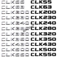 Metal Car Rear Sticker for Mercedes Benz Letter CLK55 CLK63 CLK200 CLK230 CLK240 CLK280 CLK320 CLK35
