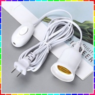 Hardware 2.5M/4.5M/10M E27 Lamp Holder With Switch Hook Extension Led Light Bulb With Socket