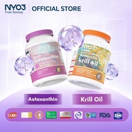 [Lipid Balance +  Antioxidation] NYO3 Krill Oil + Astaxanthin Dual Repair Set Krill Oil Original 100
