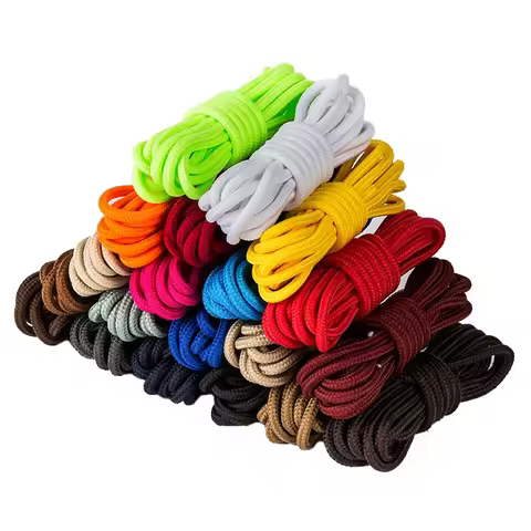 21 Colors Round Shoe Laces Polyester Solid Shoelaces Outdoor Leisure Sneakers Boots Shoes Lace 70cm/