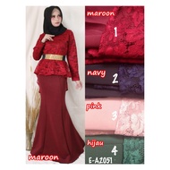 A2051 luxury mermaid lace dress