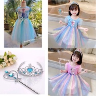 Frozen dress for kids 1-9yrs(Actual is very beautiful )