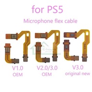 Yy 10 Set Microphone Flex Inner Mic Ribbon Cable Playstation 5 For Ps5 Controller V1.0 V2.0 V3.0