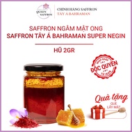 Saffron Soaked With Honey Tofu 2gram, Saffron Pistil, Tay Asia Saffron Bahraman Super Negin - Imported Exclusively From Iran