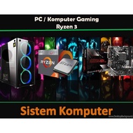 GAMING ASSEMBLY PC PACKAGE 15 Ryzen 5 3400G 8GB 120Gb Ssd+500GB Hdd Wifi