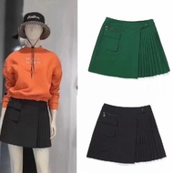 Original order new MALBON golf sports workwear women's casual pocket versatile pleated skirt high waist skirt J.LINDEBERG Titleist DESCENNTE Korean Uniqlo ❅┋✣