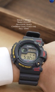 ⚫️CASIO G-Shock 1993 初代蛙人/ 經典DW-6300✅🔥
二手中古 CASIO G-SHOCK First Generation of Frogman DW-6300
-為G-Sh