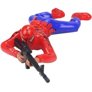 {Ready Stock] BATERI MAIN DENDALIKAN AUTO MERANGKAK TINDAKAN ROBOT SPIDERMAN ROBOT KAPTEN AMERIKA RO