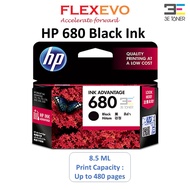 HP 680 BLACK ORIGINAL INK ADVANTAGE CARTRIDGE