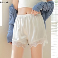 KISSCAT Safety Shorts Fashion Simple Lace Women Lady Safety Pants Pajamas Shorts