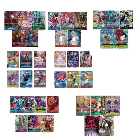 Anime One Piece OPCG English Leader Luffy Nami Sanji Sabo Boa Hancock Game Anime Collection proxy Ca