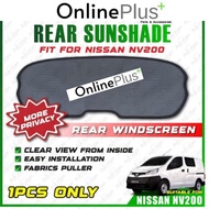 MATAHARI Nissan NV200 car Sunshade back provides privacy and as a sunshield. Custom fit sun protecti
