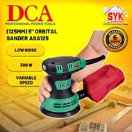 SYK DCA Orbital Sander ASA125 Electric Sander Machine Orbital Polisher Woodworking Tools Mesin Sande