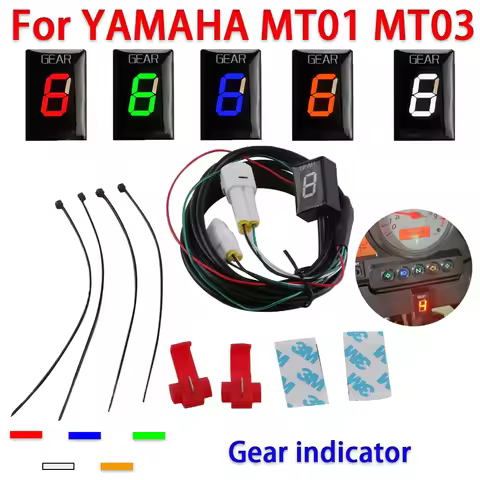 Motorcycle Accessories Speed Gear Display Meter For Yamaha MT01 Mt-03 Mt-01 MT 03 01 Fzs600 Fzs 600 