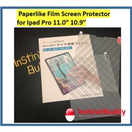 Compatible for Paper like PET Film Paper-Like Screen Protector for iPad pro 11.0 2021 2020 10.9 iPad air 4