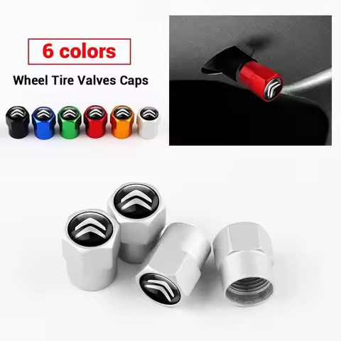4pcs car wheel tire metal valve cover Defender decorative For Citroen C1 C2 C3 C4 C5 C6 C8 C4L DS3 D