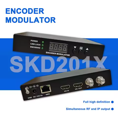 Digital TV equipment MPEG2 HD Video Encoder Modulator HD to RF DVB-T ATSC DVB-C ISDB-T DTMB Modulato