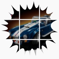 1241Pcs Shelby Cobra 427 S/C Building Blocks Toys