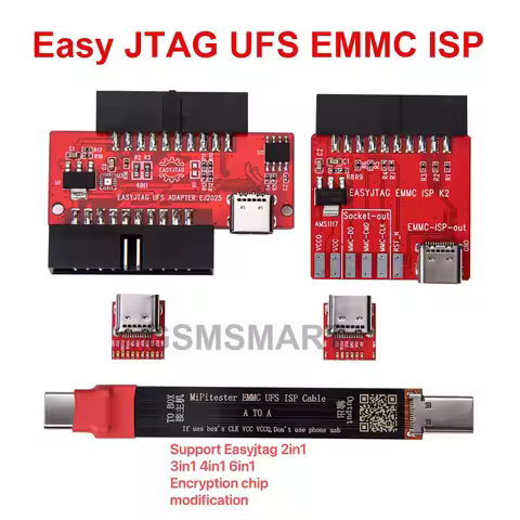 New Original MiPitester MiPi Box For Z3X Easy JTAG UFS ISP Kit Adapter 3 in 1 & 4 in 1 & 6 in 1 Repa