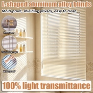 【L-shaped aluminum-alloybilinds】bidai tingkap blind curtain venetian blind curtain blackout kitchen 
