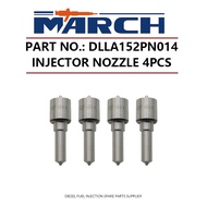 4pcs Diesel Fuel Injector Nozzle Tip DLLA152PN014 for Komatsu 4D95L 6D95L S4D95L S6D95L 6206-11-3100