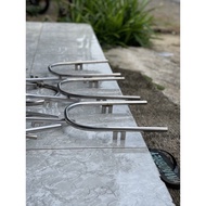 BEHEL U BEGEL U C70 CUSTOM BAHAN BESI CROME