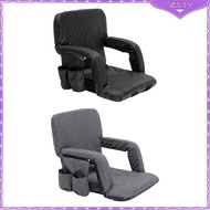 [lszdy] Stadium Chair Upgraded Armrest Comfort Easy to Carry Foldable Seat Cushion with Back Support for Outdoor Indoor