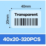 NiimBot B21 Transparent Sticker Label Paper