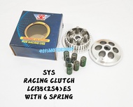 SYS RACING CLUTCH WITH 6 SPRING LC135 LC 135 4S 5S 55D 55C 5YP ES 2S4 2S42 5 5 CLUTCH PALTE HYPER CL