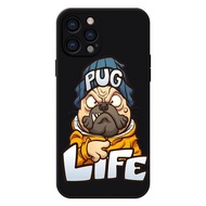 Pug life iphone case 14prm,14pro,14, 13prm, 13pro, 13, 12prm, 12pro, 12, 11prm, 11pro, 11 q6017