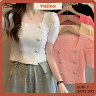 YUJINX Outerwear Vest, Breathable Knitted Strap Vest, 2024 Outerwear Short top Lady