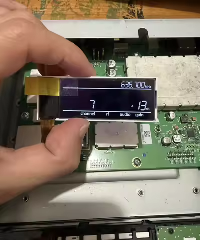 for Shure QLXD4 Receiver LCD Display Repair Parts