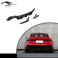 Dry Carbon Fiber RS7 Rear Diffuser Lip Spoiler for Audi RS7 C8 Sportback 2020 2021